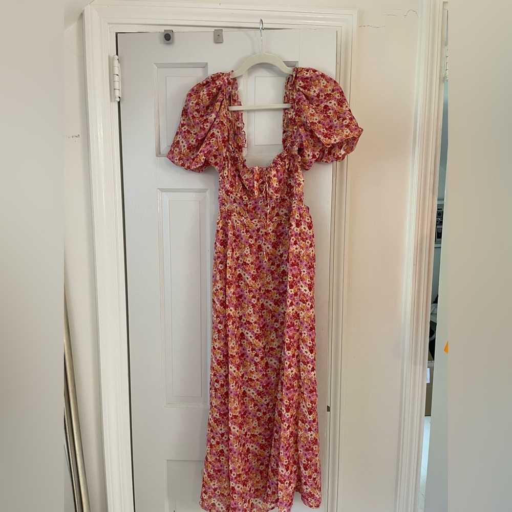 felicity for love and lemons midi dress